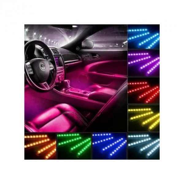 Acheter 1 ensemble LED lumière d'ambiance de voiture sans fil toit étoile  lumière plusieurs Modes RGB 5 Modes intérieur décoratif lumière ambiante  automobile lampe de lecture avec télécommande