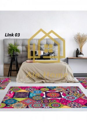 Tapis salon où chambre +  Décent de lit + tapis couloir 3D LINK